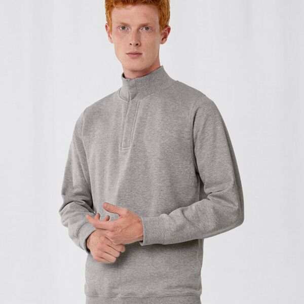 B&C ID.004 ¼ zip sweatshirt Thumbnail